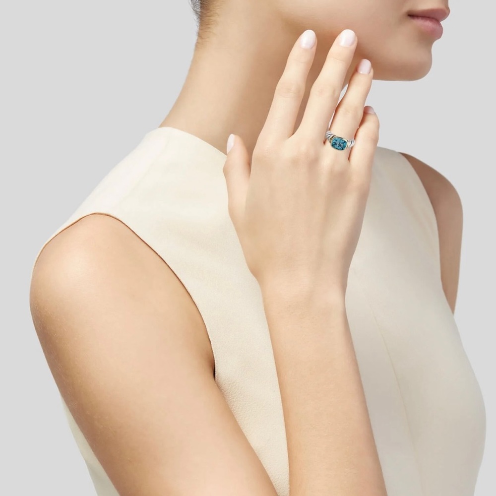 David Yurman Topaz Noblesse Ring - Size 6.5